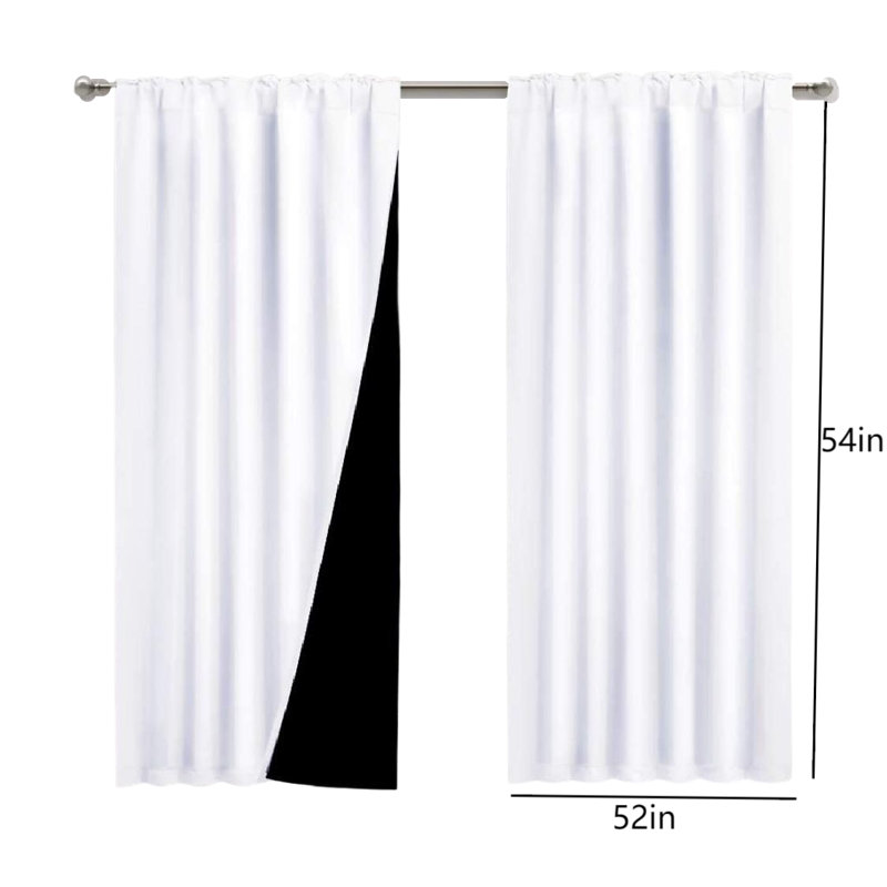 Frifoho Polyester Max Blackout Curtain Pair Wayfair